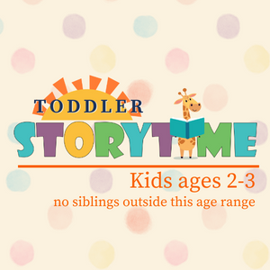 Toddler storytime kids ages 2-3 no siblings