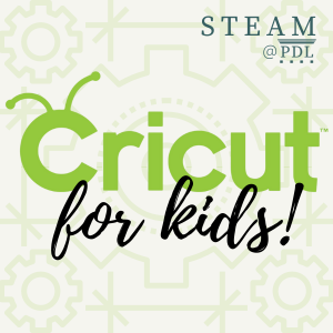 cricut logo with "for kids" underneath