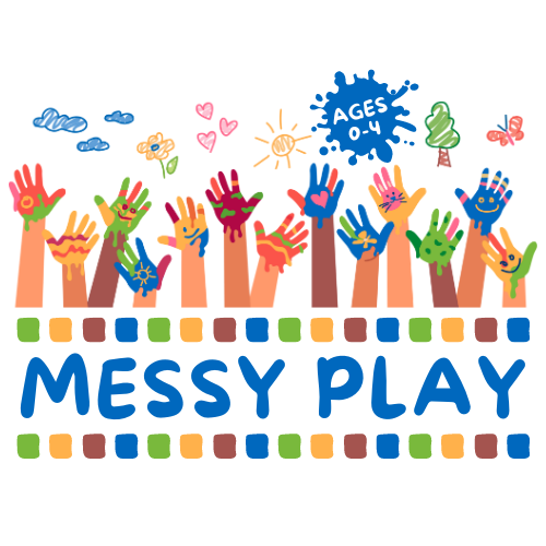 text says messy play