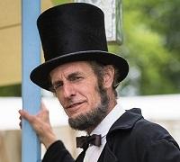 Kevin Wood as Abraham Lincoln