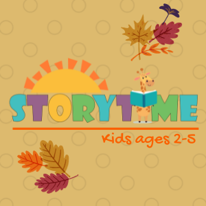 Fall storytime graphic