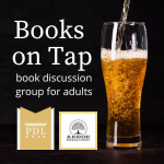 Books on Tap with glass of Beer