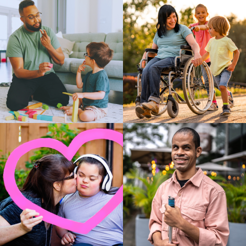 collage of persons with disabilities